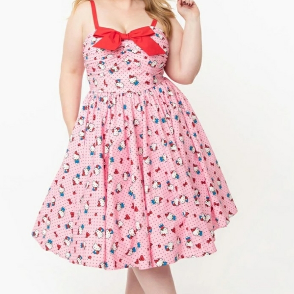 Unique Vintage Dresses & Skirts - Hello Kitty X Unique Vintage